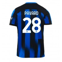 Pánský Fotbalový dres Inter Milan Benjamin Pavard #28 2023-24 Domácí Krátký Rukáv